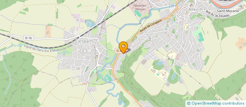 localisation de l'entreprise SCI DE L'ILLBERG  CARSPACH