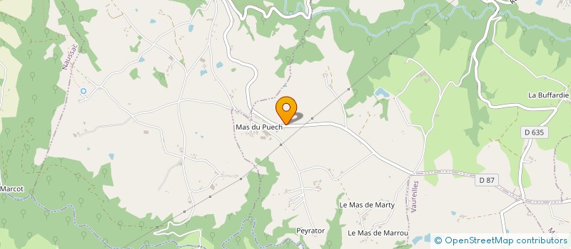 localisation de l'entreprise SCI DE L'ILLE ST LAURENT  ROUSSENNAC