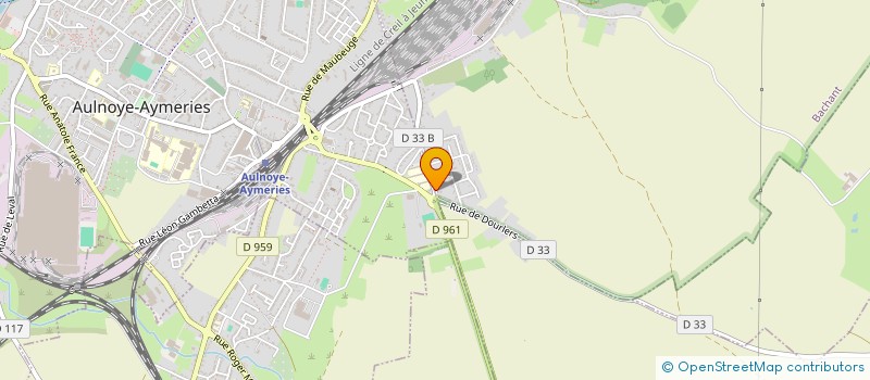 localisation de l'entreprise SCI DE L'ILOT  BACHANT