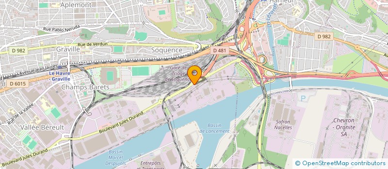 localisation de l'entreprise SCI DE L IMMEUBLE 43 RUE THIERS à LE HAVRE