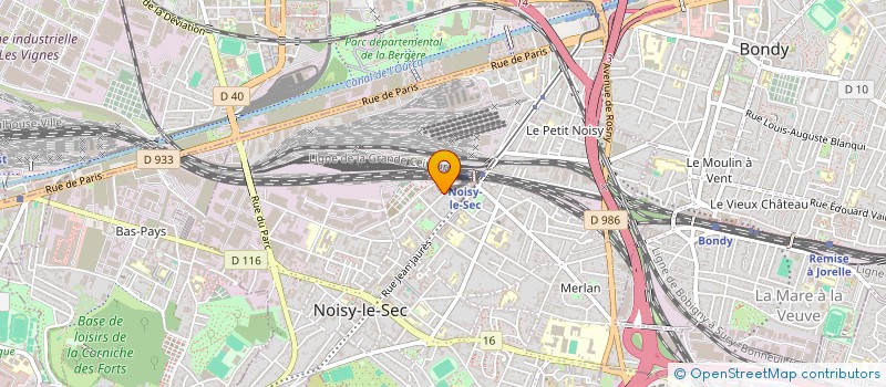 localisation de l'entreprise SCI DE L' IMMEUBLE 65 R PIERRE SEMARD à NOISY-LE-SEC