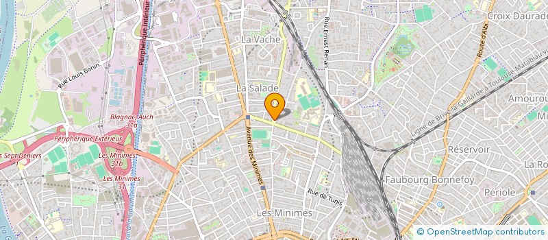 localisation de l'entreprise SCI DE L'IMP BARTHE à TOULOUSE