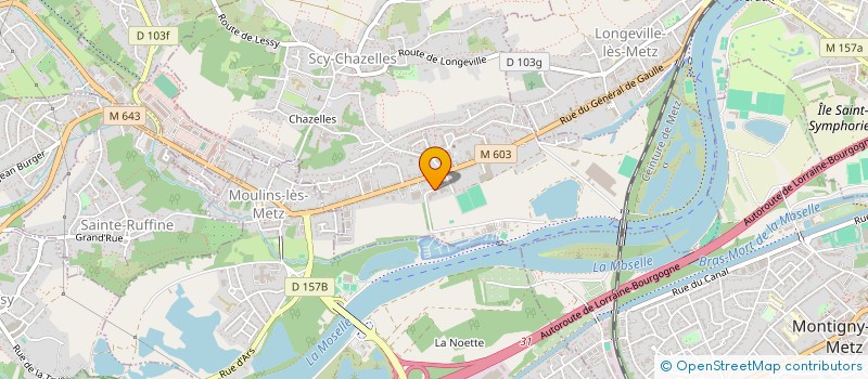 localisation de l'entreprise SCI DE L IMPALA  SCY-CHAZELLES