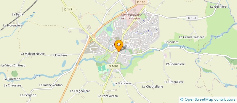 localisation de l'entreprise SCI DE L'IMPASSE  TREMENTINES