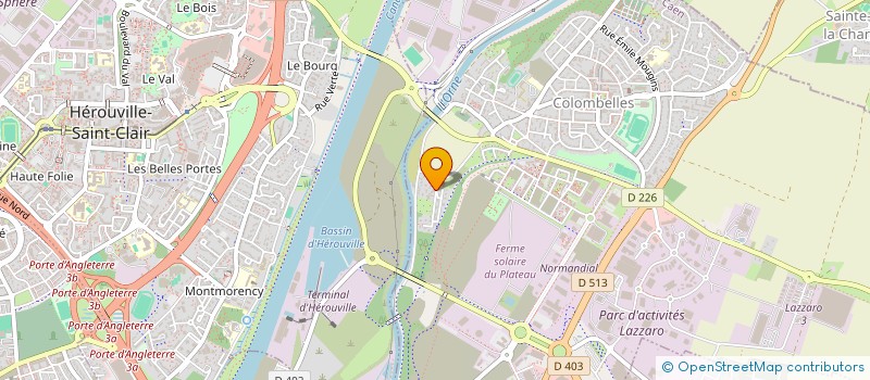 localisation de l'entreprise SCI DE L'IMPASSE A COLOMBELLES  COLOMBELLES