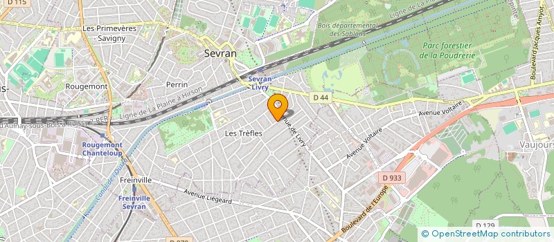 localisation de l'entreprise SCI DE L IMPASSE ALEXANDRE LECUYER à SEVRAN
