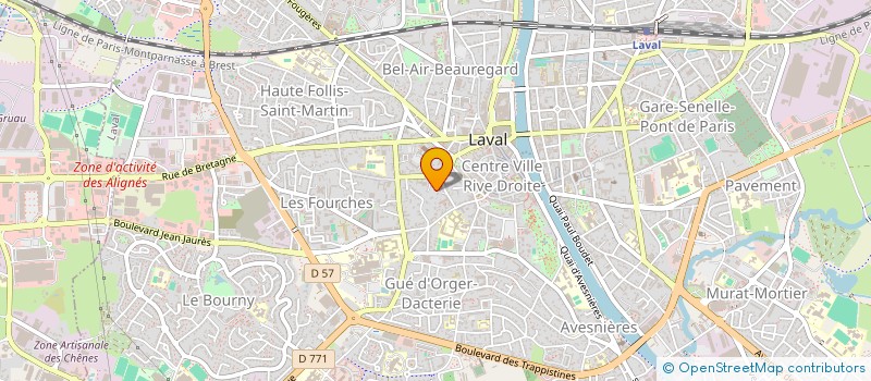 localisation de l'entreprise SCI DE L IMPASSE DU LYCEE à LAVAL
