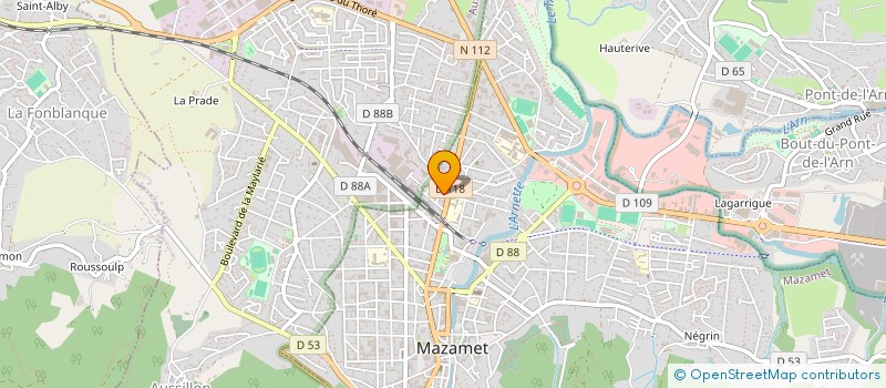 localisation de l'entreprise SCI DE L'IMPASSE SAGNES à MAZAMET