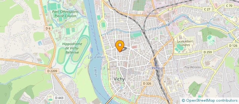 localisation de l'entreprise SCI DE L IMPASSE VIZIER à VICHY