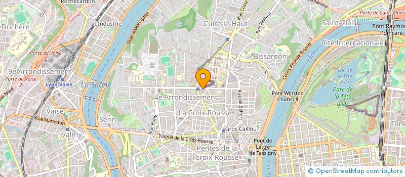 localisation de l'entreprise SCI DE L'IMPERATRICE  LYON