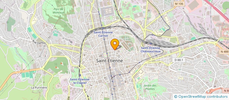 localisation de l'entreprise SCI DE L'IMPOSSIBLE  SAINT-ETIENNE