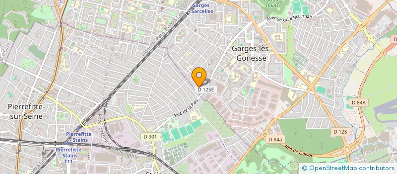 localisation de l'entreprise SCI DE L'INDEPENDANCE à GARGES-LES-GONESSE