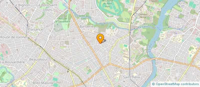 localisation de l'entreprise SCI DE L'INDRE à NANTES