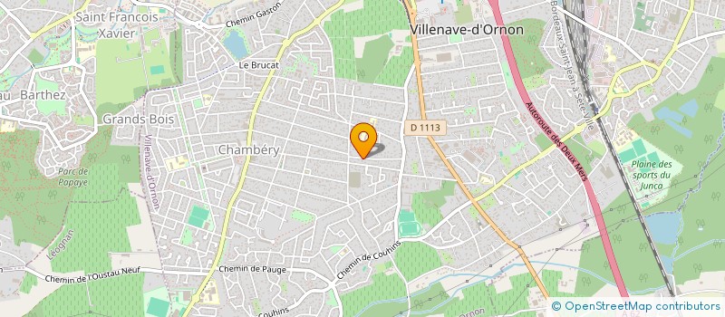 localisation de l'entreprise SCI DE L'INDUSTRIE  VILLENAVE-D'ORNON