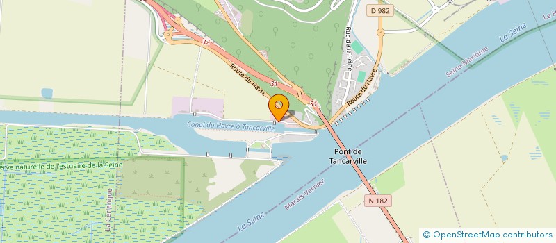 localisation de l'entreprise SCI DE L'INDUSTRIE à TANCARVILLE