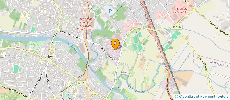 localisation de l'entreprise SCI DE L'INDUSTRIE BIS à ORLEANS