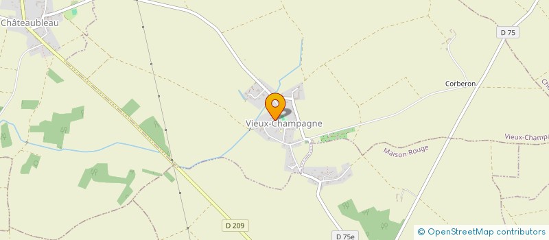 localisation de l'entreprise SCI DE L'INNOVATION  VIEUX-CHAMPAGNE