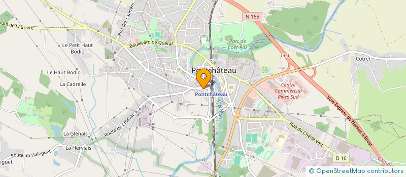localisation de l'entreprise SCI DE L'INSTITUT ANAIS à SAINT-BREVIN-LES-PINS