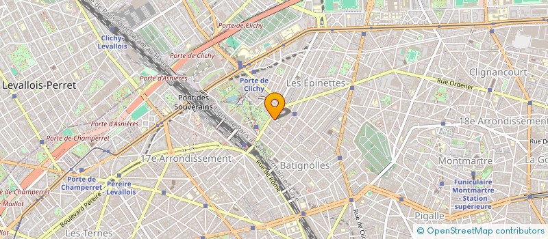 localisation de l'entreprise SCI DE L'INTENDANCE  PARIS