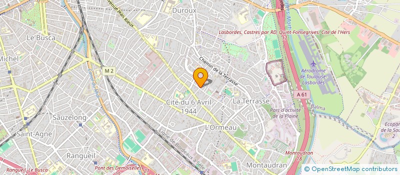 localisation de l'entreprise SCI DE L ISERAN à TOULOUSE