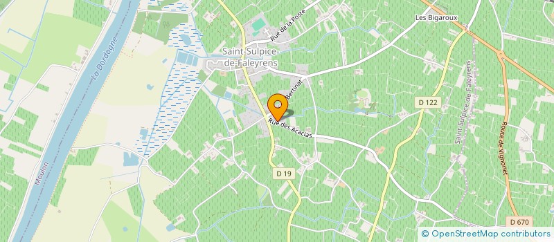 localisation de l'entreprise SCI DE L'ISLE  SAINT-SULPICE-DE-FALEYRENS