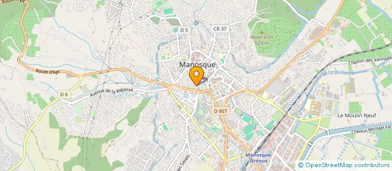 localisation de l'entreprise SCI DE L ISLE à MANOSQUE
