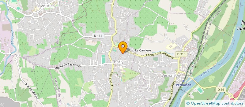 localisation de l'entreprise SCI DE L ISLE  CHARLY