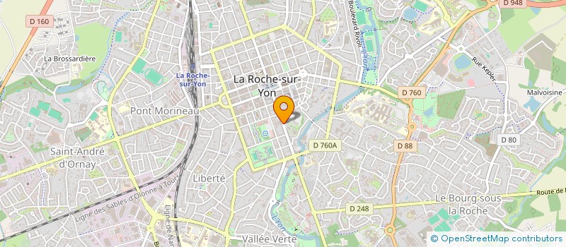 localisation de l'entreprise SCI DE L'ISLE à LA ROCHE-SUR-YON