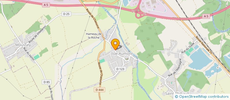 localisation de l'entreprise SCI DE L'ISLE  ISLE-AUMONT