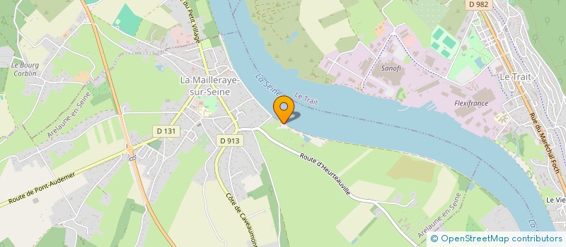 localisation de l'entreprise SCI   DE L ISLE  ARELAUNE-EN-SEINE