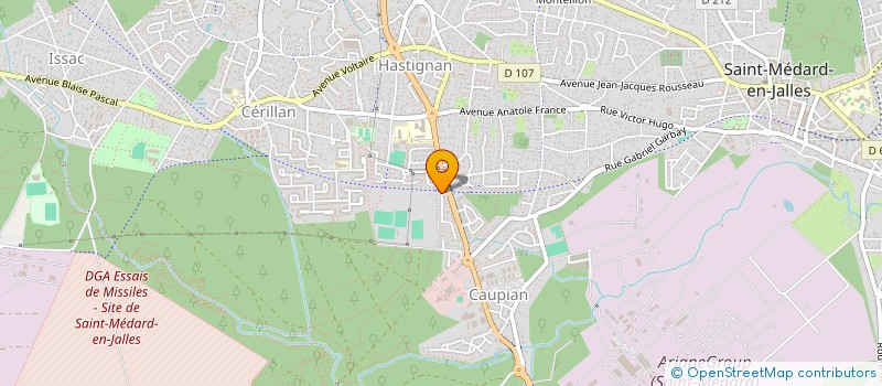 localisation de l'entreprise SCI DE L'ISLE  SAINT-MEDARD-EN-JALLES