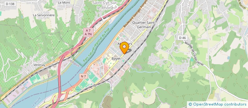 localisation de l'entreprise SCI DE L'ISLE  VIENNE