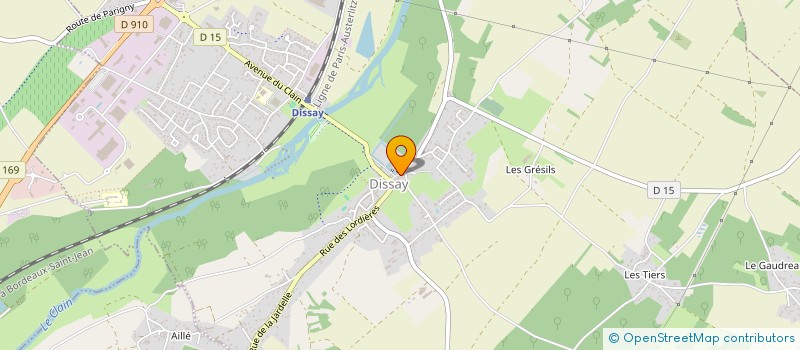 localisation de l'entreprise SCI DE L'ISLE  DISSAY