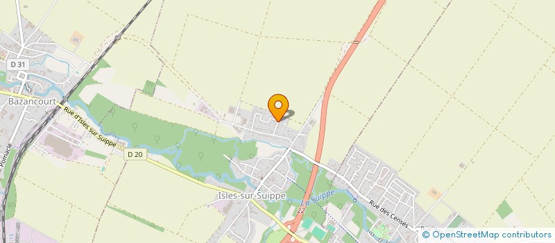 localisation de l'entreprise SCI DE L'ISLE  ISLES-SUR-SUIPPE