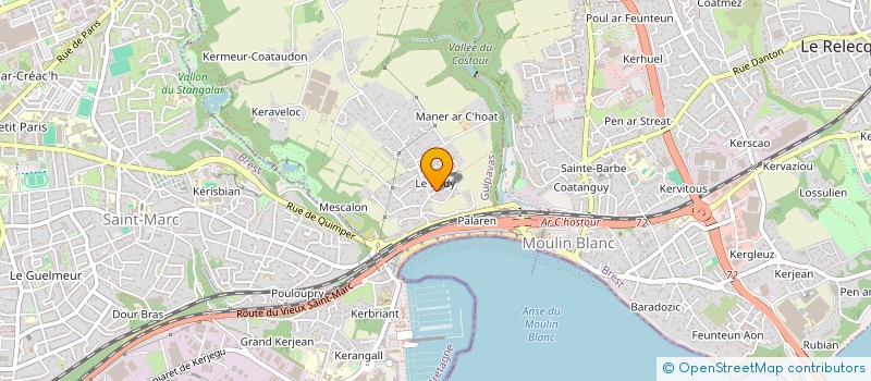 localisation de l'entreprise SCI DE L'ISLET  GUIPAVAS