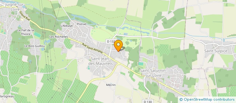 localisation de l'entreprise SCI DE L'ISLET  LES GARENNES SUR LOIRE