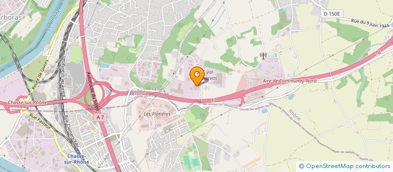 localisation de l'entreprise SCI DE L'ISLON  COMMUNAY