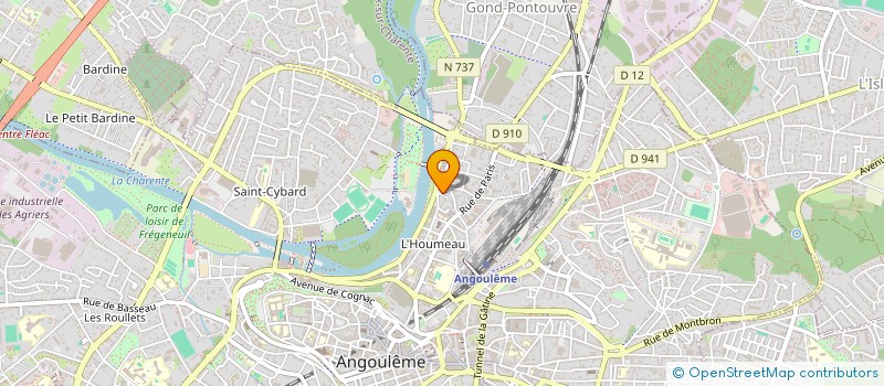 localisation de l'entreprise SCI DE L'OASIS à ANGOULEME
