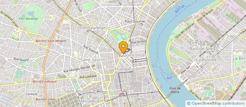 localisation de l'entreprise SCI DE L'OASIS à BORDEAUX