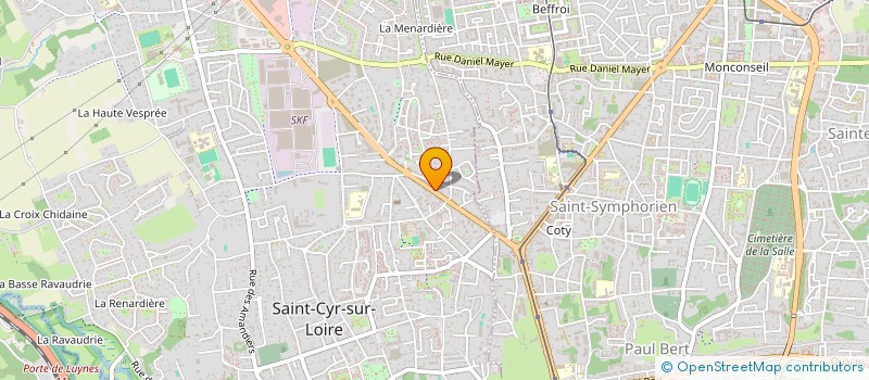 localisation de l'entreprise SCI DE L'OASIS à SAINT-CYR-SUR-LOIRE