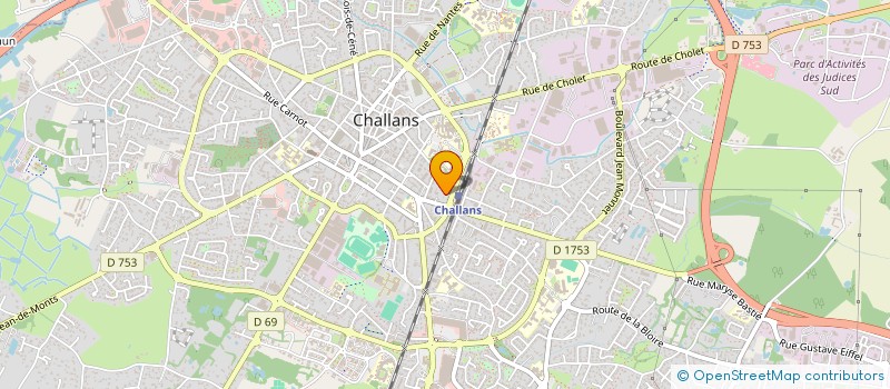 localisation de l'entreprise SCI DE L OBREMONT à CHALLANS