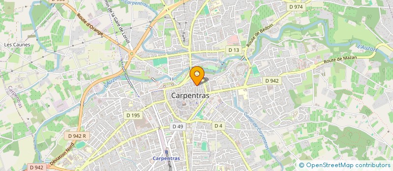 localisation de l'entreprise SCI DE L'OBSERVANCE  CARPENTRAS