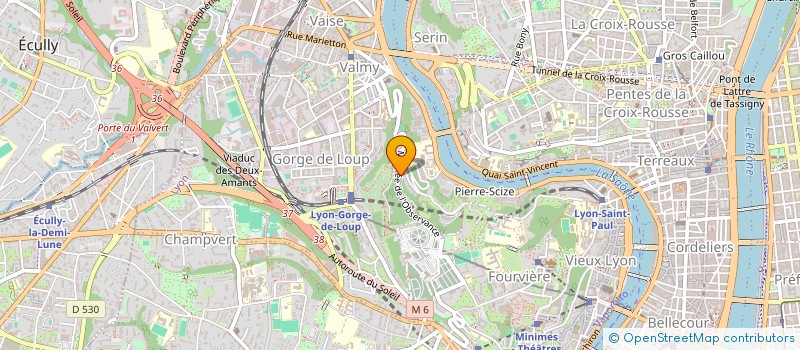 localisation de l'entreprise SCI DE L OBSERVANCE  LYON