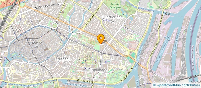 localisation de l'entreprise SCI DE L OBSERVATOIRE à STRASBOURG