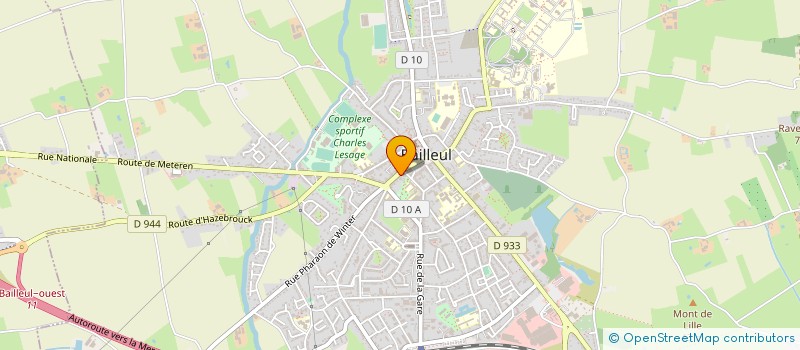 localisation de l'entreprise SCI DE L'OCCIDENT à BAILLEUL