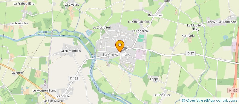 localisation de l'entreprise SCI DE L'OCEAN  HERIC