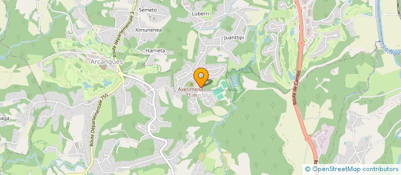 localisation de l'entreprise SCI DE L OCEAN à BASSUSSARRY