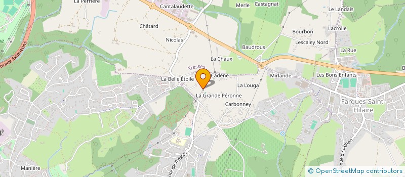 localisation de l'entreprise SCI DE L OCEAN  CARIGNAN-DE-BORDEAUX