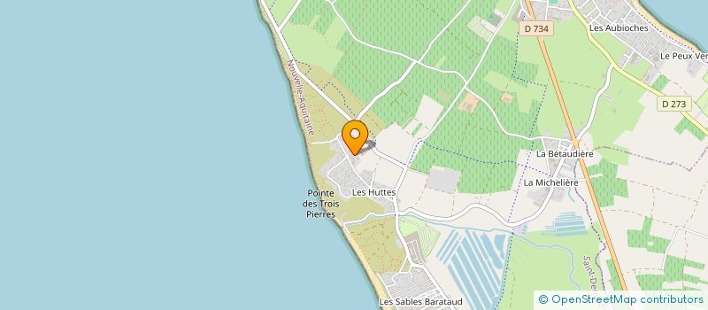 localisation de l'entreprise SCI DE L OCEAN  SAINT DENIS D'OLERON