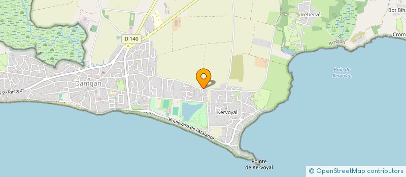 localisation de l'entreprise SCI DE L'OCEAN  DAMGAN